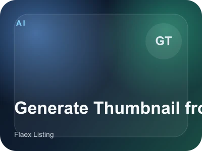 Generate Thumbnail from video API