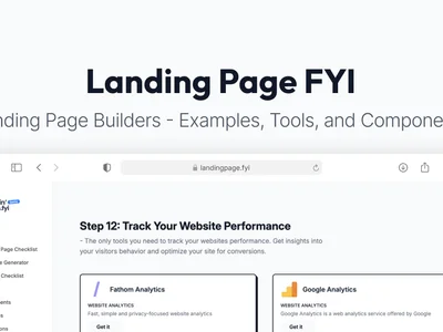 LandingPage.fyi : AI Landing Page Builder